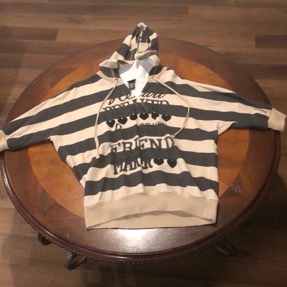 Daytrip Tops - Daytrip V Neck Heart Breaker Love Taker Friend Maker Hoodie Large